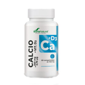 Calcio + Vitamina D3, 60 Comp - Soria Natural