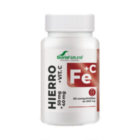 Ferro Com Vitamina C Libertação Prolongada, 60 Comp - Soria Natural