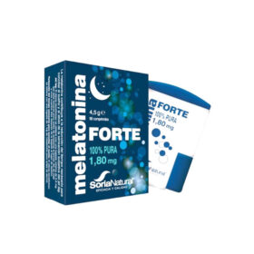Melatonina Forte 100% Pura 1,80mg, 90 Cáps- Soria Natural