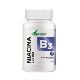 Vitamina B3 de Liberação Sustentada, 30 Comp - Soria Natural