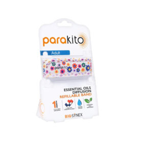 Pulseira Mosquitos Adultos Flores- Parakito