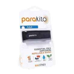 Pulseira Mosquitos Adultos Preto- Parakito
