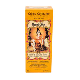 Creme Louro Cobre Dourado, 90ml - Henne Color