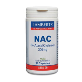 Nac (N_Acetil Cisteina) 300 Mg, 90 Cáps-  Lamberts