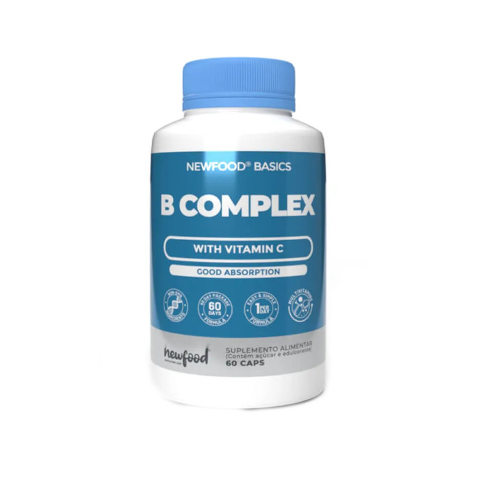 B Complex, 60 Cáps - NewFood