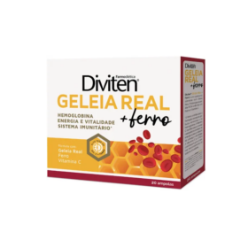 Diviten Geléia Real + Ferro , 20 amp – Farmodiética
