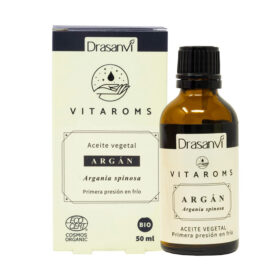 Óleo Argan Bio Ecocert, 50ml, Vitaroms - Drasanvi