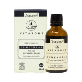 Óleo Amêndoas Doces BIO Ecocert, 50ml, Vitaroms - Drasanvi