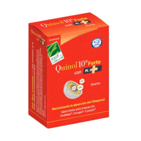 Quinol10 Forte Com PL+, 60 Cáps - Cien por Cien Natural