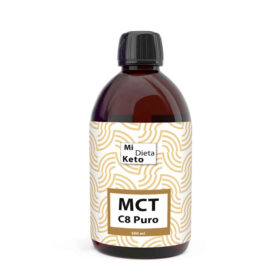Óleo MCT C8 Puro, 500ml- Cien por Cien Natural